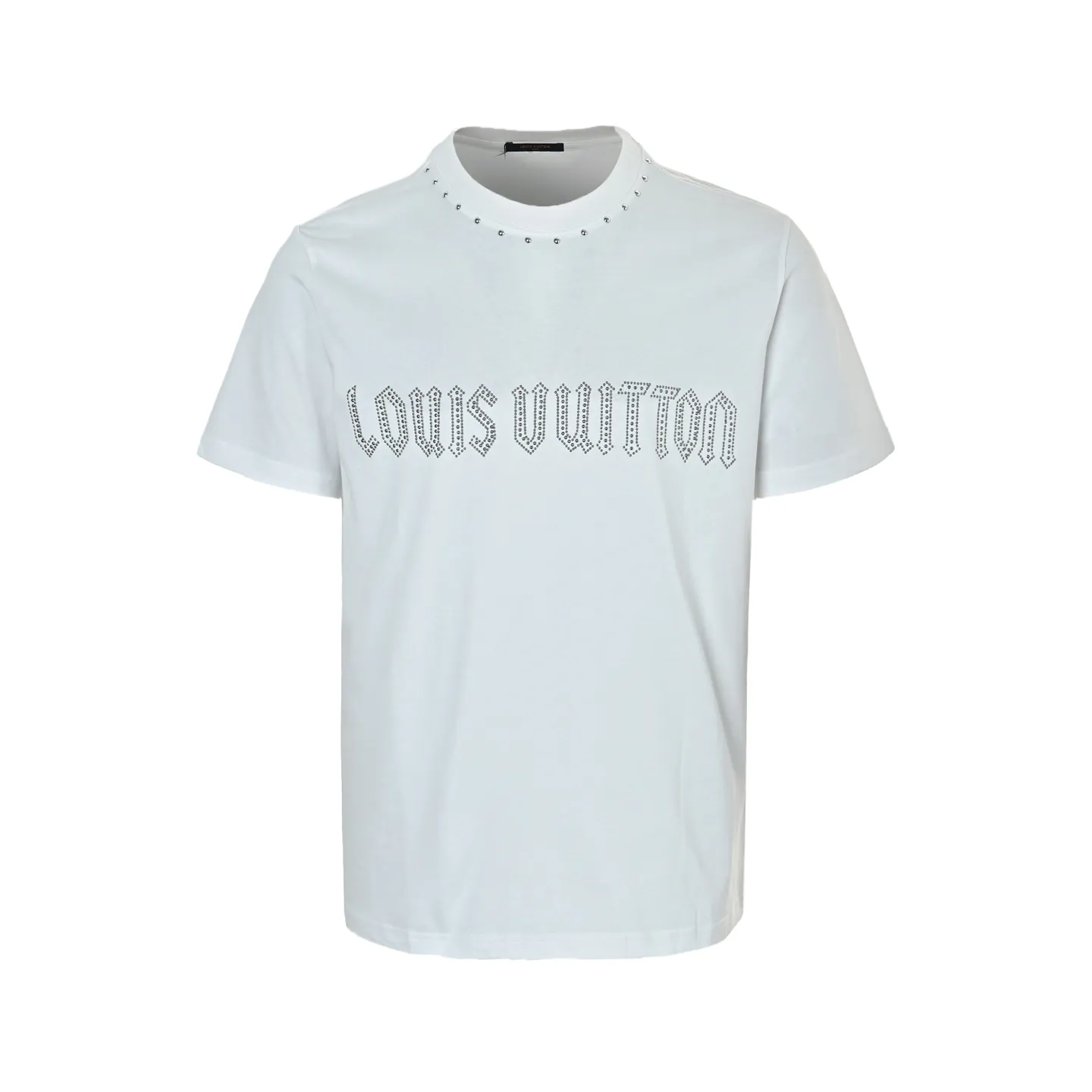 Louis Vuitton/Louis Vuitton 26ss rivet letter logo short sleeves
